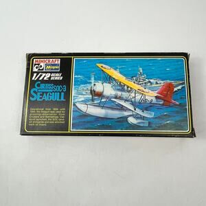 Minicraft Hasegawa 1/72 Curtiss SOC-3 Seagull Floatplane Model Kit WWII